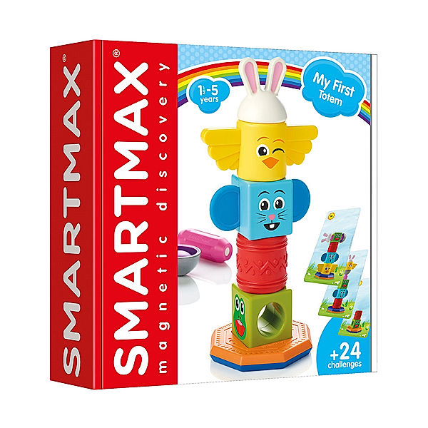 Smartmax Magnet-Spielzeug MY FIRST TOTEM 8+24-teilig