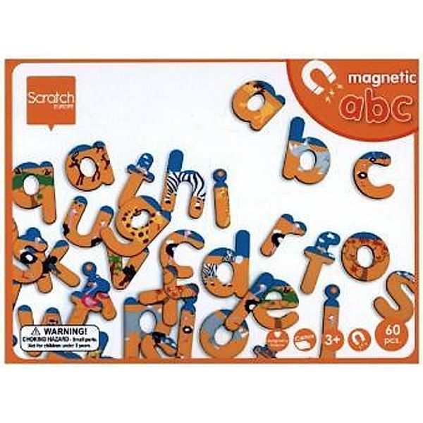 Magnete 60 Buchstaben Safari (Kinderspiel)