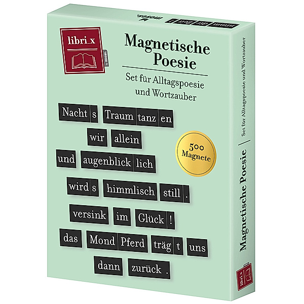 moses Verlag Magnete LIBRI X – MAGNETISCHE POESIE
