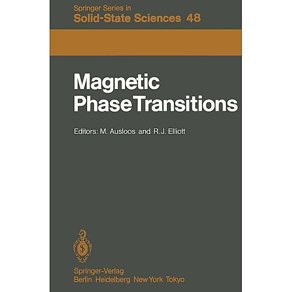 Magnetic Phase Transitions / Springer Series in Solid-State Sciences Bd.48