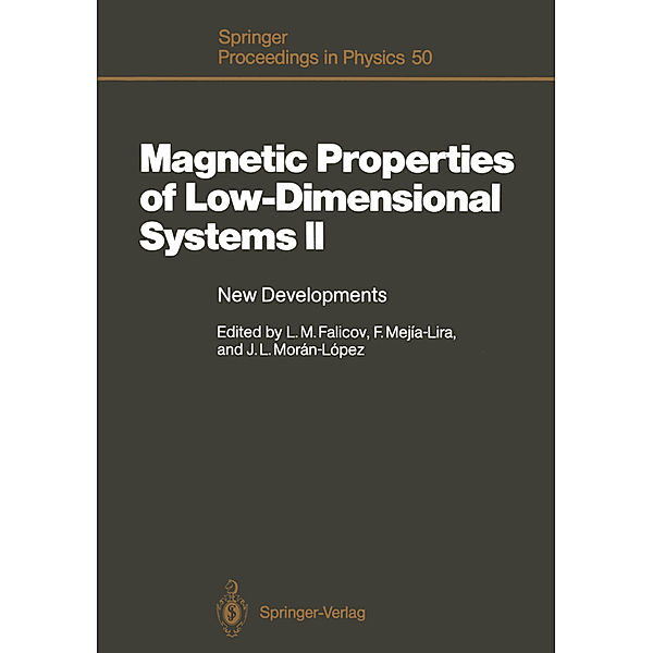 Magnetic Properties of Low-Dimensional Systems II