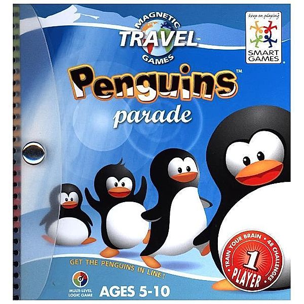 Smart Toys and Games Magnetic Travel Games - Penguins Parade (Kinderspiel)