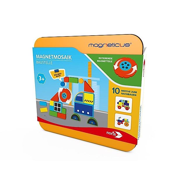 Magneticus Magnetmosaik - Baustelle (Kinderspiel)