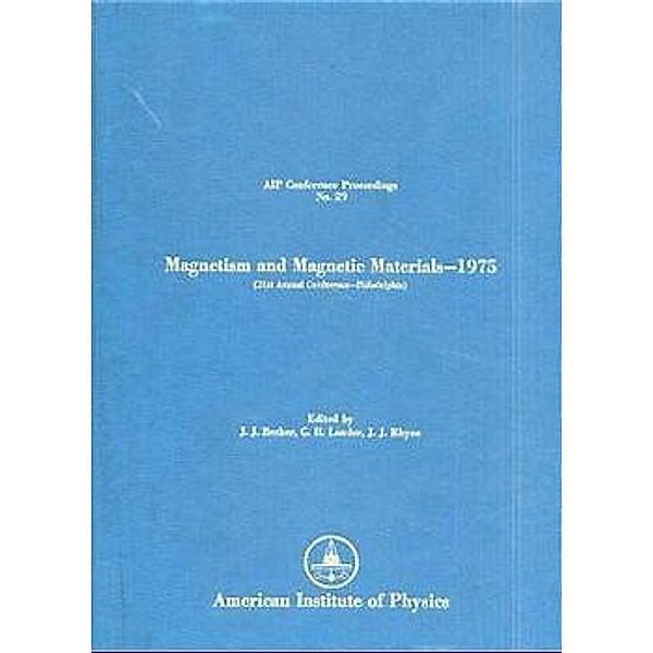 Magnetism and Magnetic Materials 1975