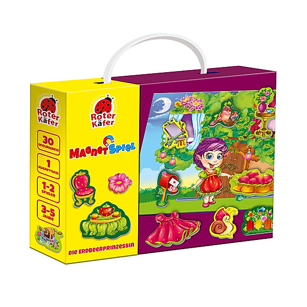 Roter Käfer Magnetspiel Die Erdbeerprinzessin (Kinderspiel)