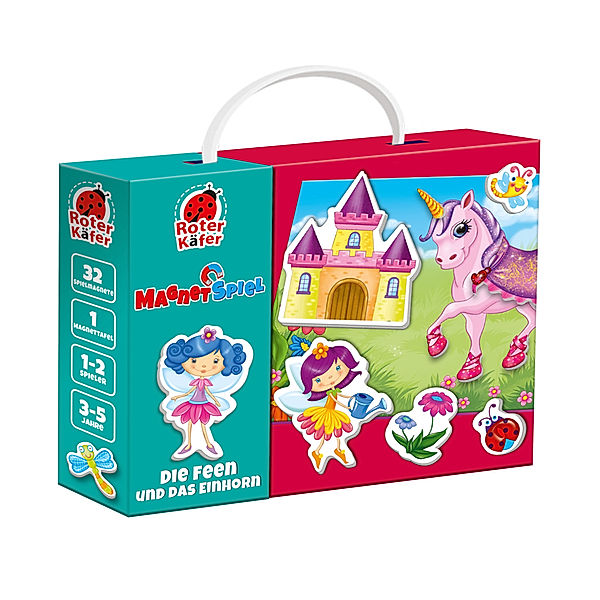 Roter Käfer Magnetspiel Die Feen und das Einhorn (Kinderspiel)