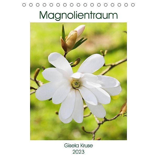 Magnolientraum (Tischkalender 2023 DIN A5 hoch), Gisela Kruse