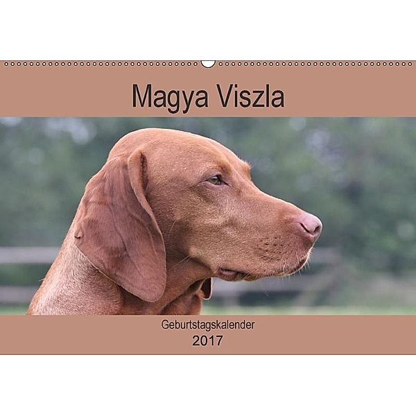 Magyar Viszla - Geburtstagskalender (Wandkalender 2017 DIN A2 quer), Barbara Mielewczyk