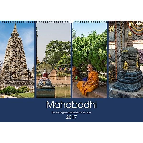 Mahabodhi - Der wichtigste buddhistische Tempel (Wandkalender 2017 DIN A2 quer), Ricardo Santanna