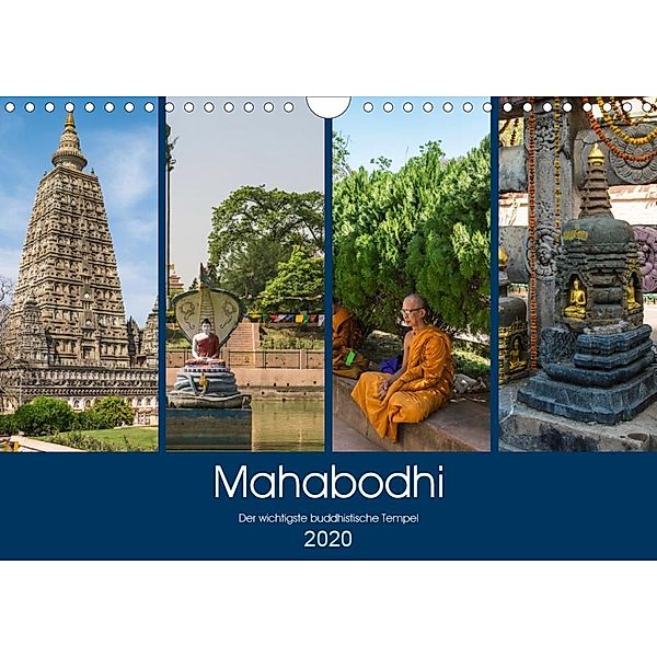 Mahabodhi - Der wichtigste buddhistische Tempel (Wandkalender 2020 DIN A4 quer), Ricardo Santanna