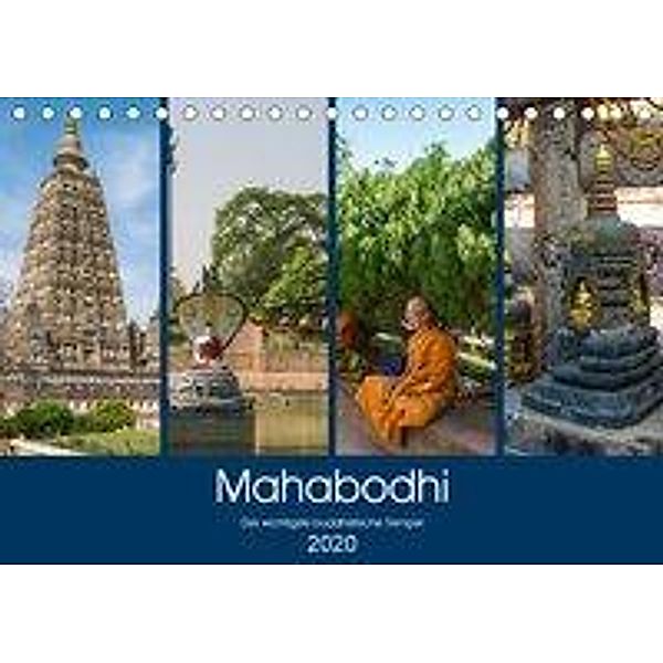 Mahabodhi - Der wichtigste buddhistische Tempel (Tischkalender 2020 DIN A5 quer), Ricardo Santanna