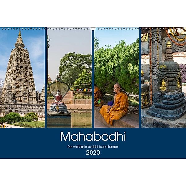 Mahabodhi - Der wichtigste buddhistische Tempel (Wandkalender 2020 DIN A2 quer), Ricardo Santanna