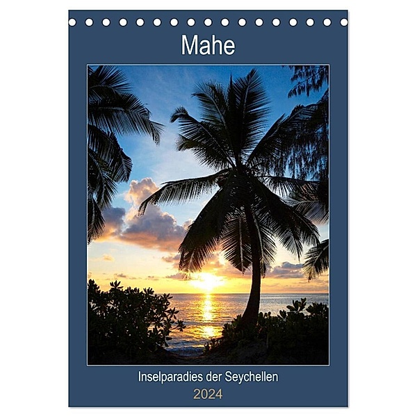 Mahe - Inselparadies der Seychellen (Tischkalender 2024 DIN A5 hoch), CALVENDO Monatskalender, Janita Webeler