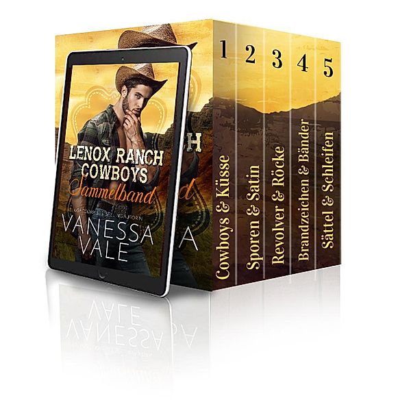 Mail Order Bride of Slate Springs: Lenox Ranch Cowboys Sammelband: Bücher 1-5 (Mail Order Bride of Slate Springs), Vanessa Vale