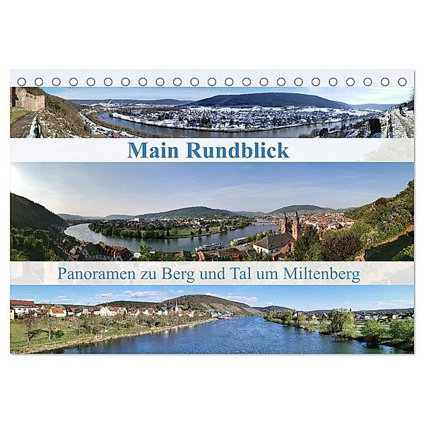 Main Rundblick (Tischkalender 2025 DIN A5 quer), CALVENDO Monatskalender, Calvendo, Stefan weis