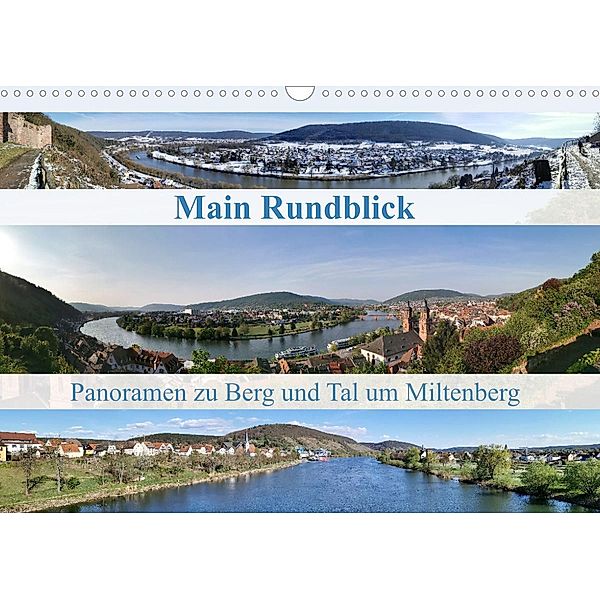Main Rundblick (Wandkalender 2023 DIN A3 quer), Stefan weis