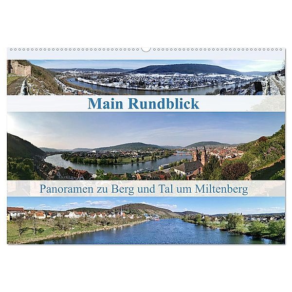 Main Rundblick (Wandkalender 2024 DIN A2 quer), CALVENDO Monatskalender, Stefan weis