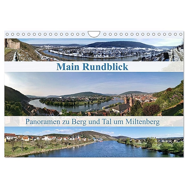 Main Rundblick (Wandkalender 2024 DIN A4 quer), CALVENDO Monatskalender, Stefan weis
