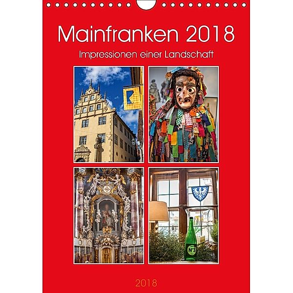 Mainfranken 2018 (Wandkalender 2018 DIN A4 hoch), hans will