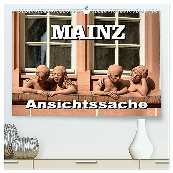 Mainz - Ansichtssache (hochwertiger Premium Wandkalender 2025 DIN A2 quer), Kunstdruck in Hochglanz, Calvendo, Thomas Bartruff