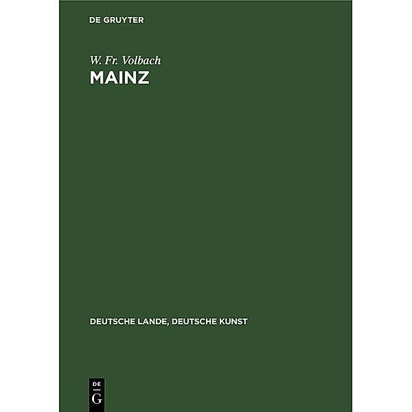 Mainz / Deutsche Lande, Deutsche Kunst, W. Fr. Volbach