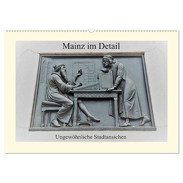 Mainz im Detail - Ungewöhnliche Stadtansichten (Wandkalender 2024 DIN A2 quer), CALVENDO Monatskalender, DieReiseEule
