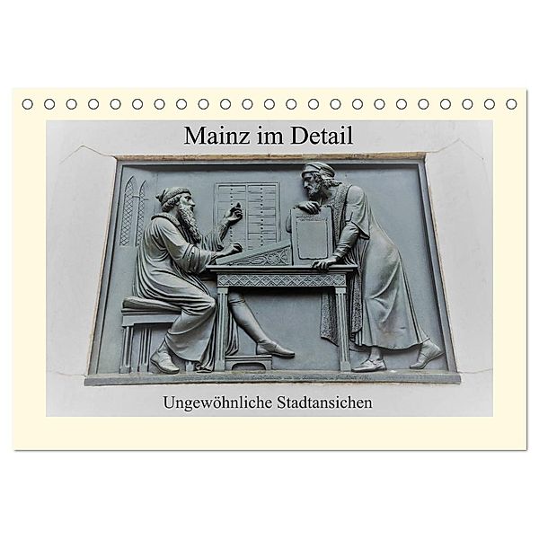 Mainz im Detail - Ungewöhnliche Stadtansichten (Tischkalender 2024 DIN A5 quer), CALVENDO Monatskalender, DieReiseEule