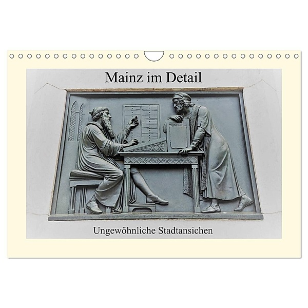 Mainz im Detail - Ungewöhnliche Stadtansichten (Wandkalender 2025 DIN A4 quer), CALVENDO Monatskalender, Calvendo, DieReiseEule