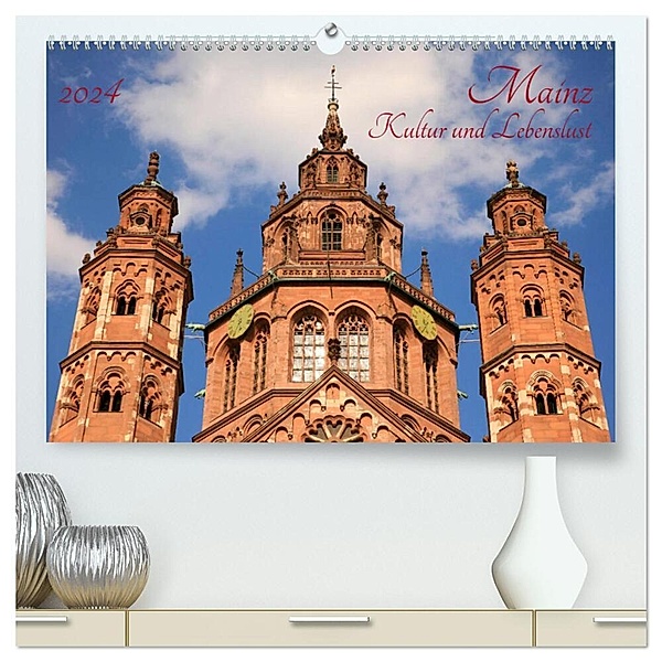 Mainz Kultur und Lebenslust (hochwertiger Premium Wandkalender 2024 DIN A2 quer), Kunstdruck in Hochglanz, Prime Selection