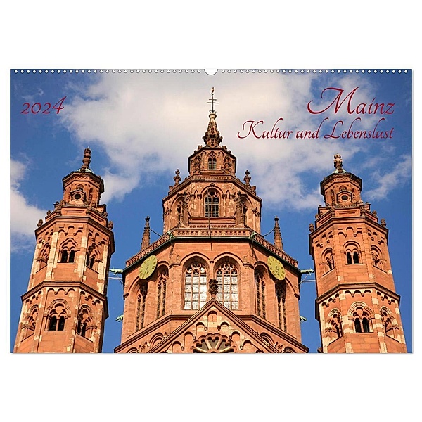 Mainz Kultur und Lebenslust (Wandkalender 2024 DIN A2 quer), CALVENDO Monatskalender, Prime Selection