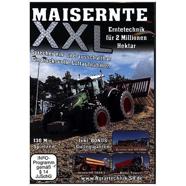 Maisernte XXL - Erntetechnik für 2 Millionen Hektar,1 DVD