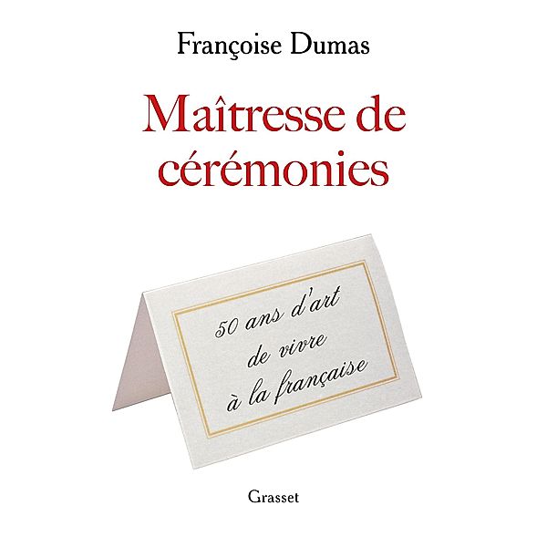 Maîtresse de cérémonies / Essai, Françoise Dumas