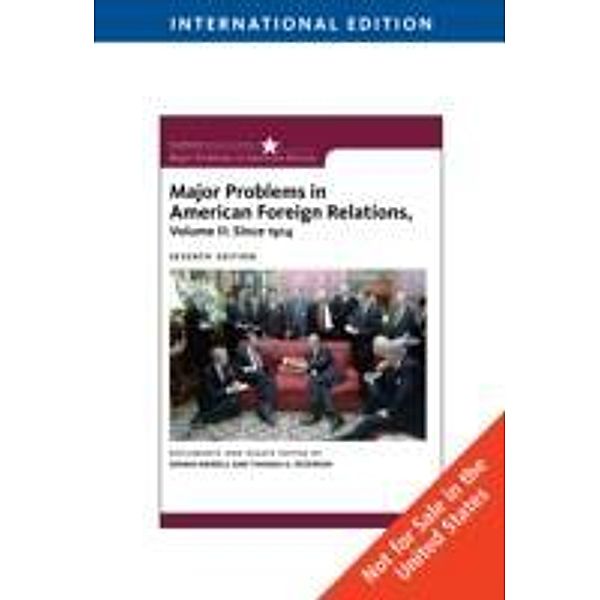 Major Problems in American Foreign Relations