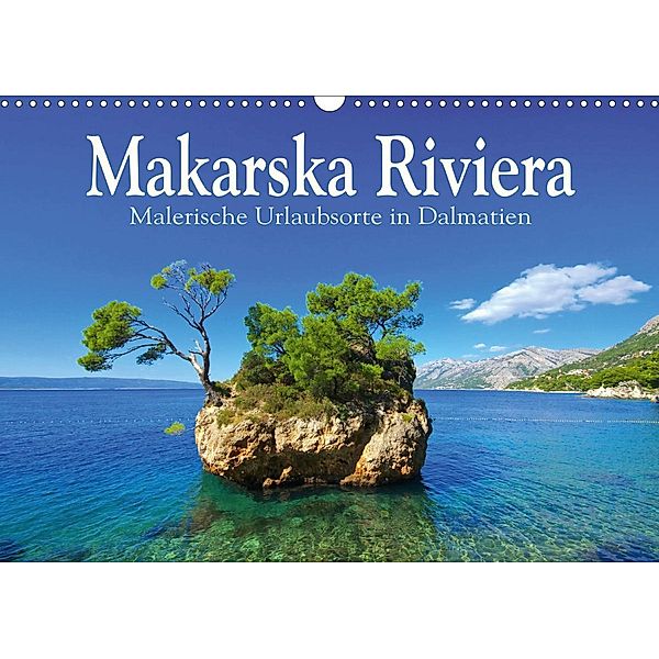 Makarska Riviera - Malerische Urlaubsorte in Dalmatien (Wandkalender 2021 DIN A3 quer), LianeM