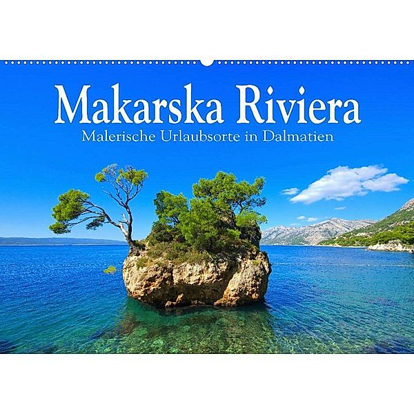 Makarska Riviera - Malerische Urlaubsorte in Dalmatien (Wandkalender 2023 DIN A2 quer), LianeM