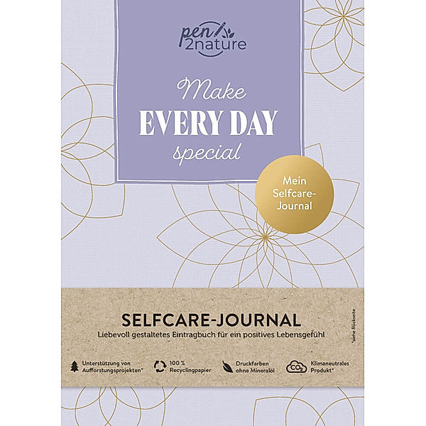 Make Every Day Special - Mein Selfcare-Journal - Eintragbuch A5, Hardcover, pen2nature