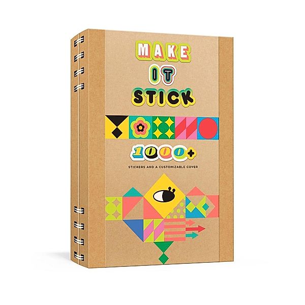 Make It Stick Notebook: 1,000+ Stickers and a Customizable Cover, Potter Gift
