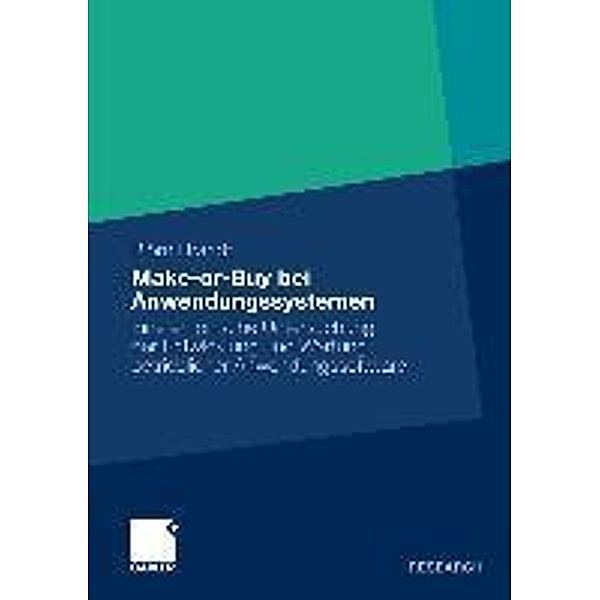 Make-or-Buy bei Anwendungssystemen, Björn Brandt