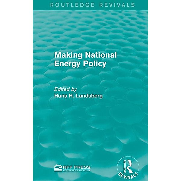 Making National Energy Policy