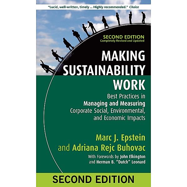 Making Sustainability Work, Marc J. Epstein, Adriana Rejc Buhovac