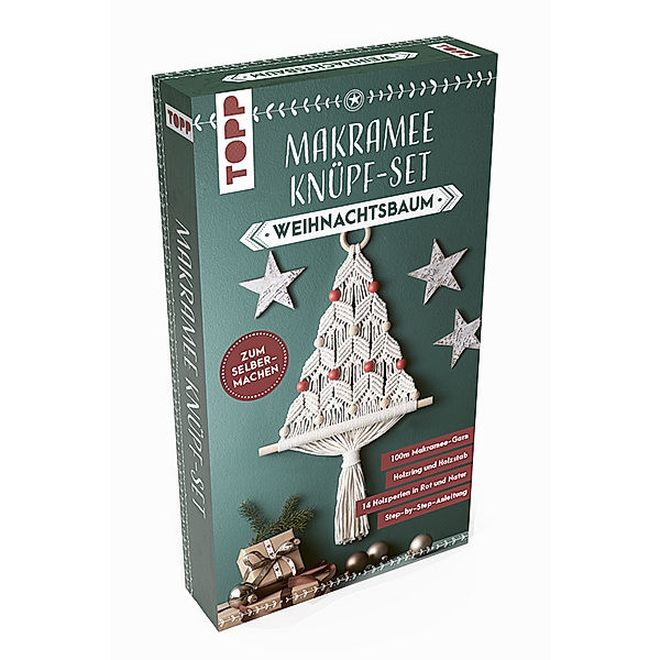 Makramee Knüpf-Set Weihnachtsbaum, Sema Kaya