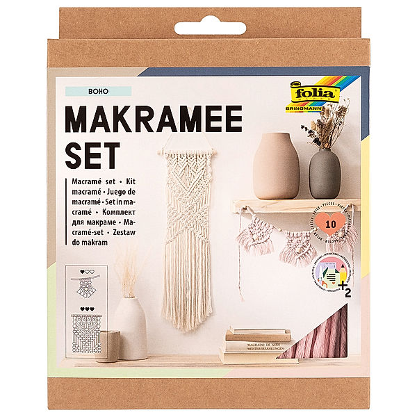 folia Makramee-Set BOHO 10-teilig