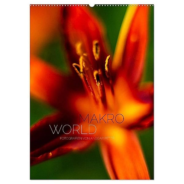 Makro World (Wandkalender 2024 DIN A2 hoch), CALVENDO Monatskalender, Ansgar Peter