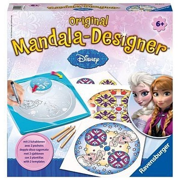 Ravensburger Verlag Mal-Set MIDI MANDALA-DESIGNER® DISNEY FROZEN 17-teilig