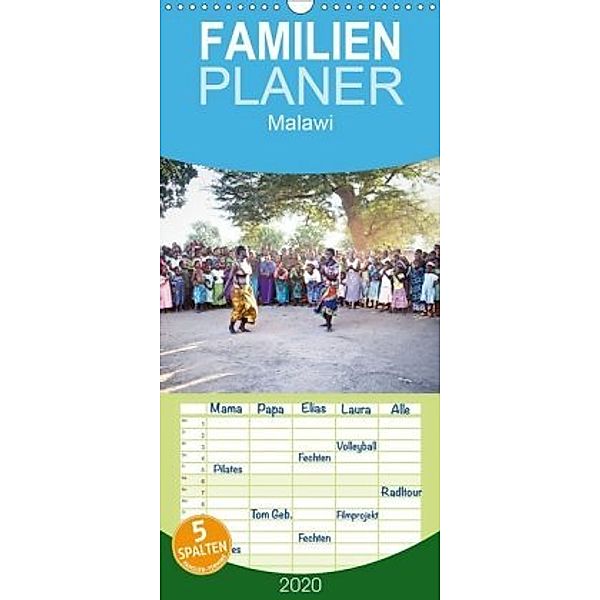 Malawi - Familienplaner hoch (Wandkalender 2020 , 21 cm x 45 cm, hoch), Daniel Slusarcik