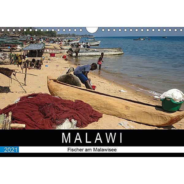 Malawisee Fischer (Wandkalender 2021 DIN A4 quer), Udo Quentin