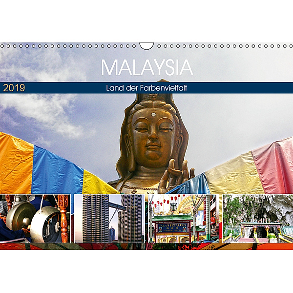 Malaysia - Land der Farbenvielfalt (Wandkalender 2019 DIN A3 quer), Sylvia Seibl