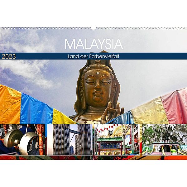 Malaysia - Land der Farbenvielfalt (Wandkalender 2023 DIN A2 quer), Sylvia Seibl