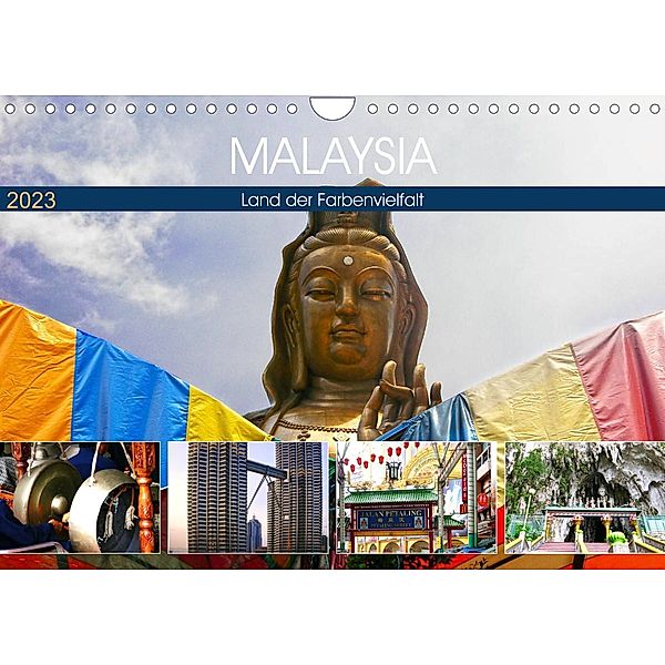 Malaysia - Land der Farbenvielfalt (Wandkalender 2023 DIN A4 quer), Sylvia Seibl