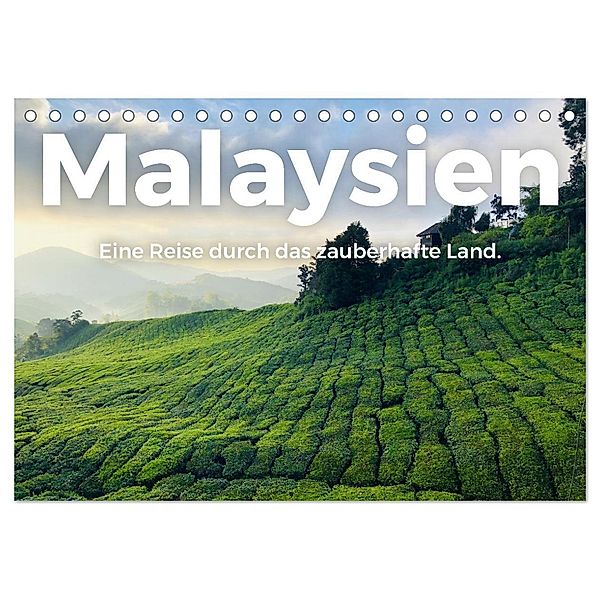 Malaysien - Eine Reise durch das zauberhafte Land. (Tischkalender 2024 DIN A5 quer), CALVENDO Monatskalender, M. Scott